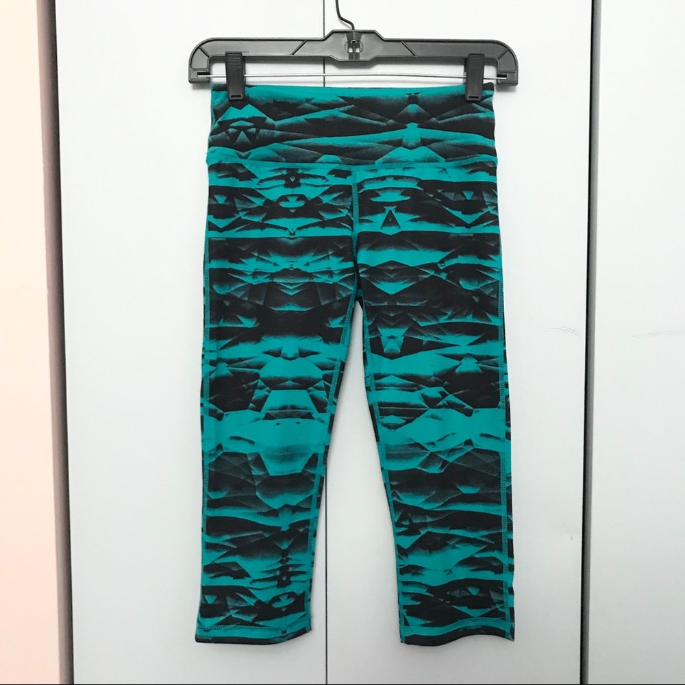 Z By Zella Teal Prism Workout Leggings (NWOT)